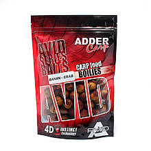 Бойли для риби тонучі Adder краб/банан 200g (16mm)