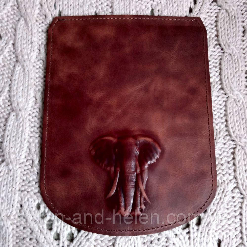 Клапан для рюкзака "Слон". Колір "Коньячний"., фото 1