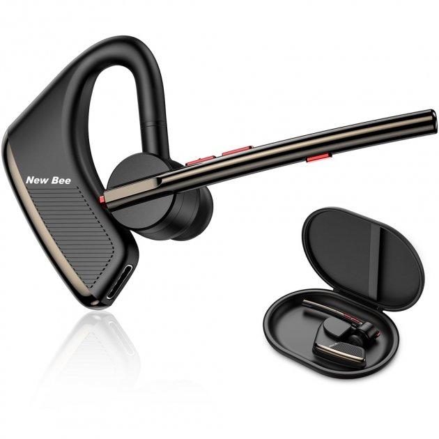 Bluetooth-гарнітура New Bee M50 Bluetooth 5.2 блютуз гарнітура Black (NB-M50)