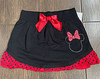 1, Стильная юбочка Minnie Мouse с пришитыми шортиками на девочку Disney Размер 4-5 лет
