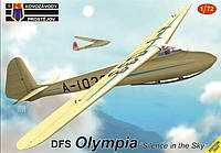 Пластикова модель 1/72 Kovozavody Prostejov 0355 німецький планер DFS Olympia Silence in the sky