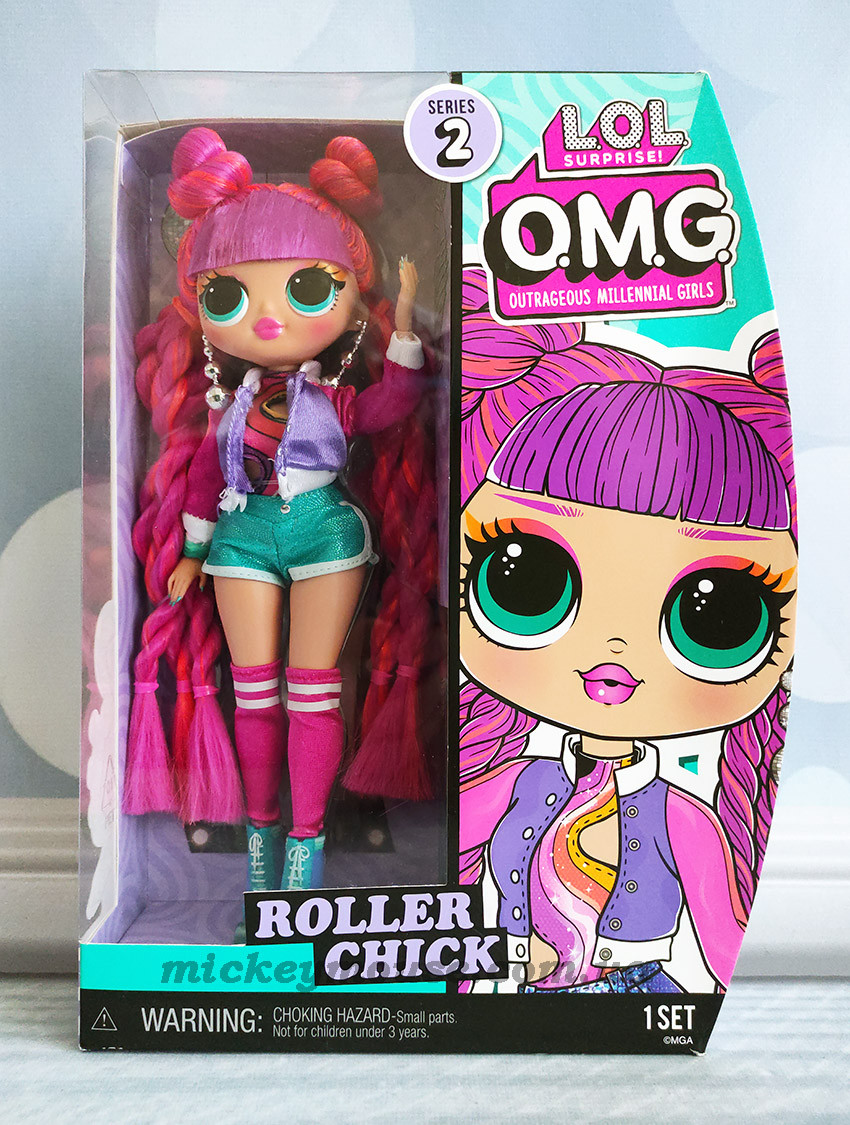 L.O.L. Surprise! Лялька ЛОЛ ОМГ Диско-скейтер LOL Surprise OMG Roller Chick Fashion Doll 586135
