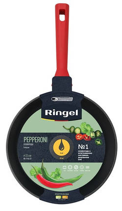 Сковорода глибока Ringel Pepperoni 24 см (RG-1146-24), фото 3