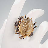 Handmade!!!  Кільце. Натуральний лимонний кварц. Срібло 925., фото 2