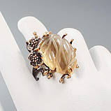 Handmade!!!  Кільце. Натуральний лимонний кварц. Срібло 925., фото 3