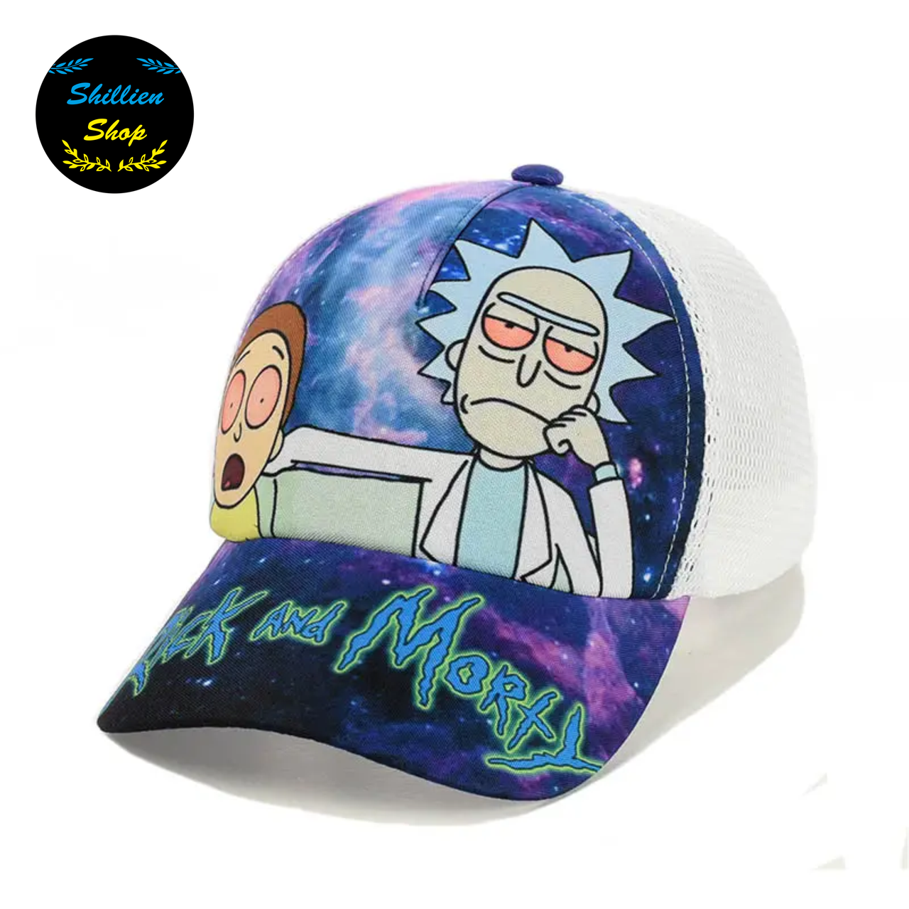 ● Літня кепка з сіткою - Rick and Morty / Рік та Морті M/L Різнокольорова ●