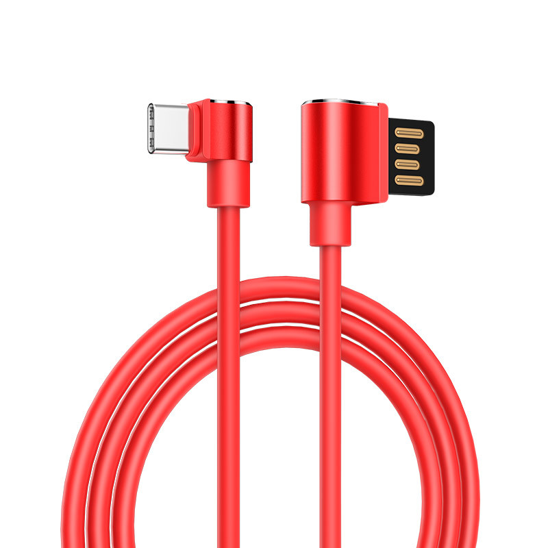 Кабель зарядный Hoco USB A-USB C U37 Long Roam Charging 1.2 м Red (Hoco U37)