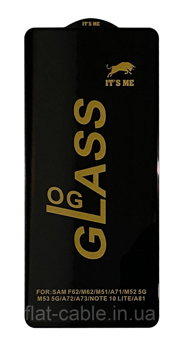 Захисне скло ITS ME для Samsung A73 A736 / F62 / M62 / M51 / A71 / M52 / M53 5G / A72 Чорний