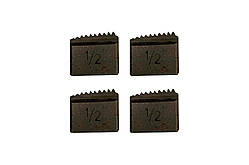 Різці змінні плашки для клупа Toolex 1/2" (4шт) (05B012-1)