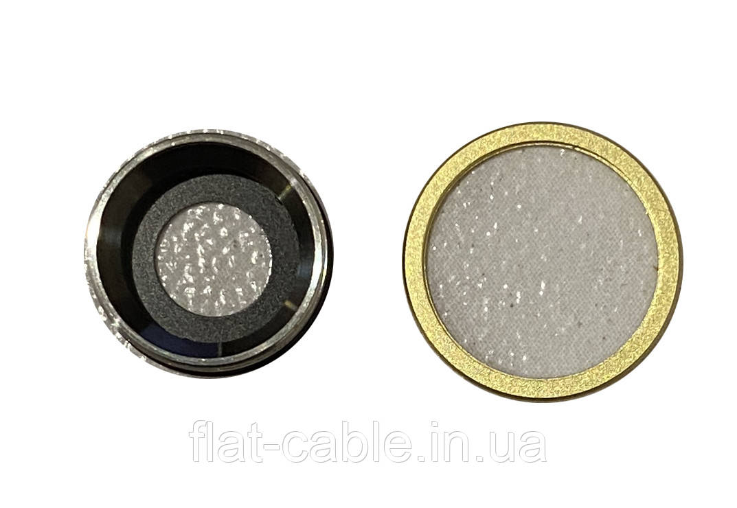 Скло камери для iPhone 11 Золоте з рамкою