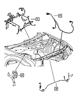 Оригінал CHRYSLER 68259673AB Front End Lighting Wiring