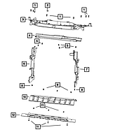 Оригінал CHRYSLER 68286909AA Air Inlet Baffle, Left