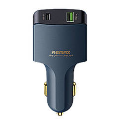 DR Автомобільний зарядний пристрій Remax RCC326 USB/Type-C QC PD 100W синьо-чорний