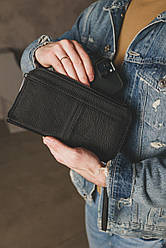 Клатч гаманець із натуральної шкіри