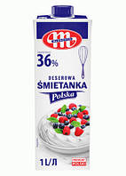 Сливки Mlekovita животные Smietanka 36% 1л