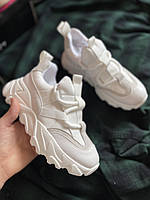 Стильные кроссовки женские Белые