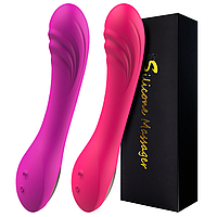 Melo Гнучкий вібратор з ребристою голівкою