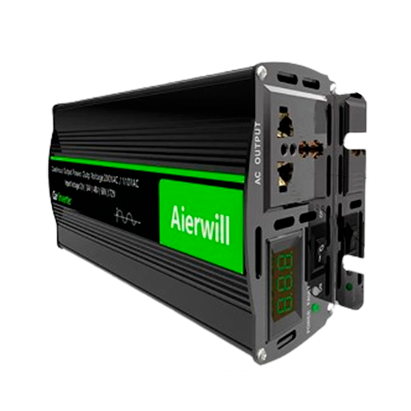 Інвертор Aierwill чистий синус 500 Вт 12v 220 В перетворювач напруги для котла (ARW-1000)