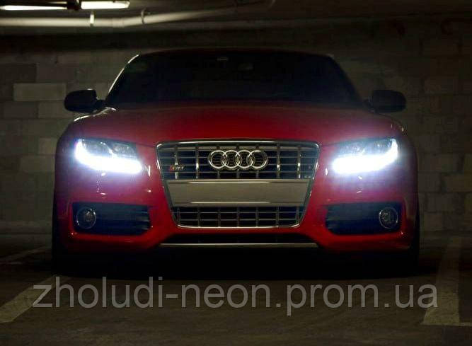 Ангельские глазки на Ауди c холодного неона. Audi angel eyes. (12 цветов в наличии) - фото 1 - id-p1759879142