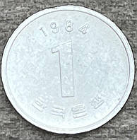 Монета Південної Кореї 1 задній 1984 р.