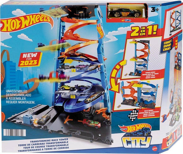 Купить Трек Хот Вилс Гоночная башня 2-в-1 Hot Wheels City Track Set ...