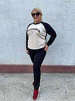 Жіночий костюм трикотаж Чiкаго (р-ри 46-48, 48-50, 50-52, 52-54) K70-1 весна- осiнь. вир-во Україна.
