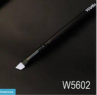 Кисть для окрашивания бровей Wobs W5602 из силикона