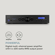 Підсилювач Auna AV2-CD608BT DAB, Німеччина, фото 3