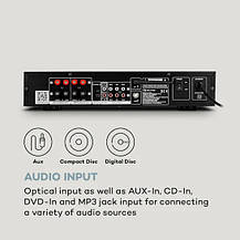 Підсилювач Auna AV2-CD608BT DAB, Німеччина, фото 5