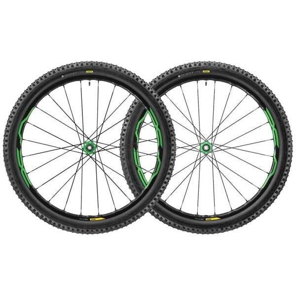 Колеса МТБ Mavic XA Elite 27,5 чорн/зел Int 15/12×135/142мм з/покр Quest Pro 2.4 пара (GT)