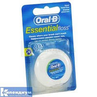 Зубна нитка вощена Oral-B Ессеншал Флос (Essential floss) М`ята 50м