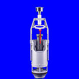 Зливний механізм для бачка унітаза однокнопковий., фото 3