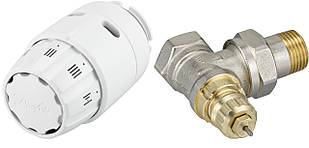 Комплект термостатичний Danfoss RA-FN + RAS-C2, 1/2", RA, кутовий Baumar - Порадуй Себе