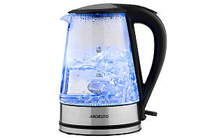 Електрочайник Ardesto 1.7л, Strix, скло, чорний Baumar - Порадуй Себе