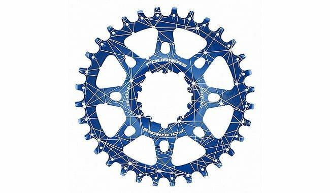 Шестерня пер МТБ Fouriers GXP01 Full CNC NW Sram XX1/X0/X9/GXP алю 36Т син (GT)
