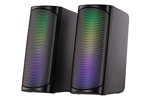 Акустична система 2E PCS231 RGB Matrix, 2.0, USB, Black Baumar - Порадуй Себе