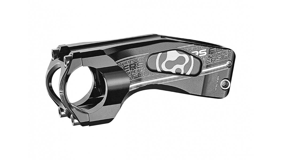 Винос керма Fouriers StashKing Di2 Full CNC -6град 31.8×90мм 1-1/4″ алю чорн (GT)