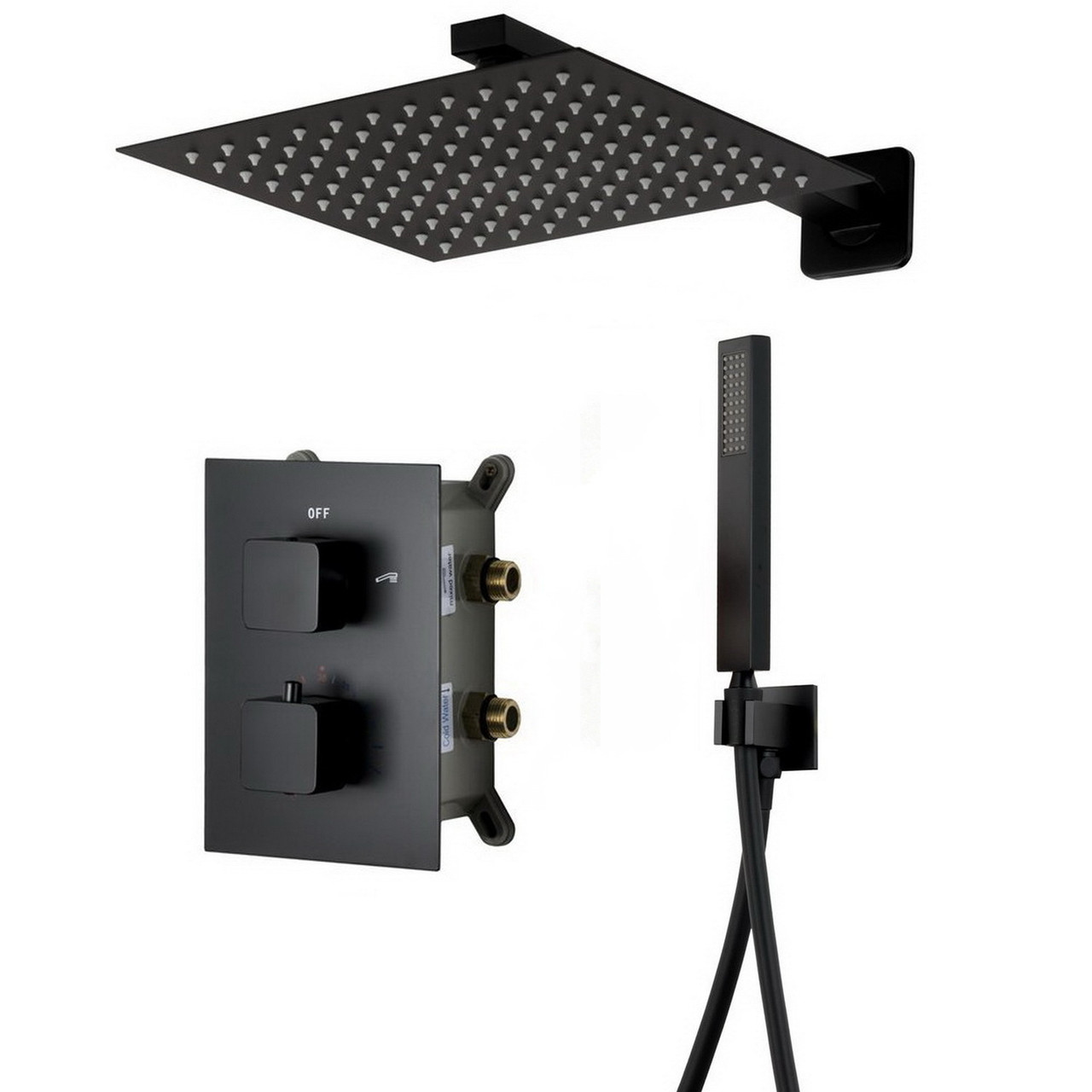 Душевая Система Скрытого Монтажа CORSAN ADOUR Z01TBL с Верхним Душем ...