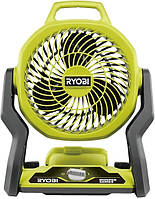 Вентилятор акумуляторний Ryobi ONE+ RF18-0 Whisper 18В 850м куб/год регулювання положення 3 швидкості 1.7кг без АКБ та ЗП Baumar -