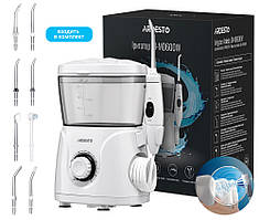 Іригатор Ardesto стаціонарний, чаша 600 мл, від мережі , 8 насадок, білий Baumar - Порадуй Себе