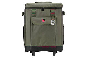 Термосумка на колесах 2E, 50л, темно-оливкова Baumar - Порадуй Себе