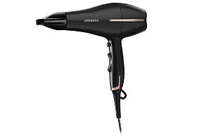 Фен Ardesto  HD-Y220PRO, 1850-2200Вт, 2 швидкості, 3 темп.режими, дифузор,чорний+золото Baumar - Порадуй Себе