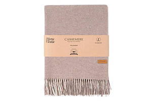 Плед Ardesto Leonardo Moon, 140x200см, 5% кашемир, 40% шерсть, 35% акрил, 20% п/э, бежевый Baumar - Порадуй