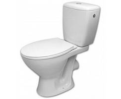 Компакт CERSANIT 382 KORAL NEW косий слив, 3/6, нижнє підведення води + сидіння (063201)