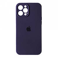 Чохол бампер силіконовий Apple iPhone 13 Pro Silicone Case Колір Фіолетовий new purple Soft-touch Full Camera