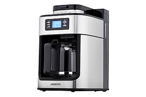 Кавоварка Ardesto крапельна Steel Collection 1.2л, зерно + мелена, дисплей, сріблясто-чорний Baumar - Порадуй Себе