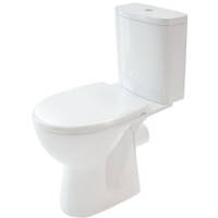 Компакт KOLO FREJA горизонтальний випуск, нижнє підведення води, сидіння з кришкою з матеріалу Duroplast