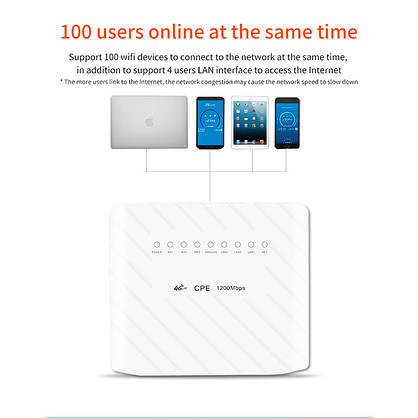 4G Wi-Fi роутер TianJie H810 (6 покоління! / 300 мбіт/с) + АКУМУЛЯТОР (5000 mAh), фото 6