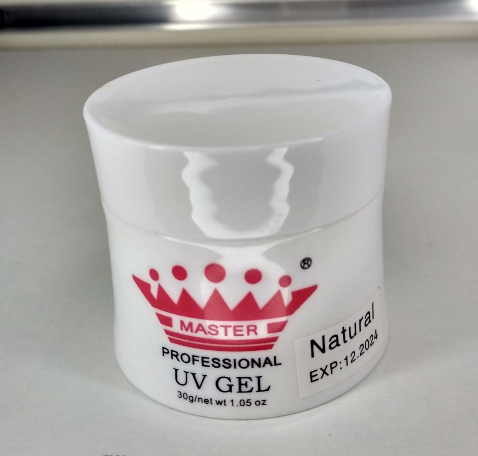 Гель для нарощування нігтів Master professional UV Gel Natural 30 ml