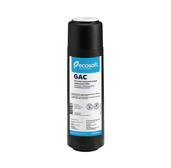 Картридж із гранульованим активованим вугіллям ECOSOFT 2.5"x10"